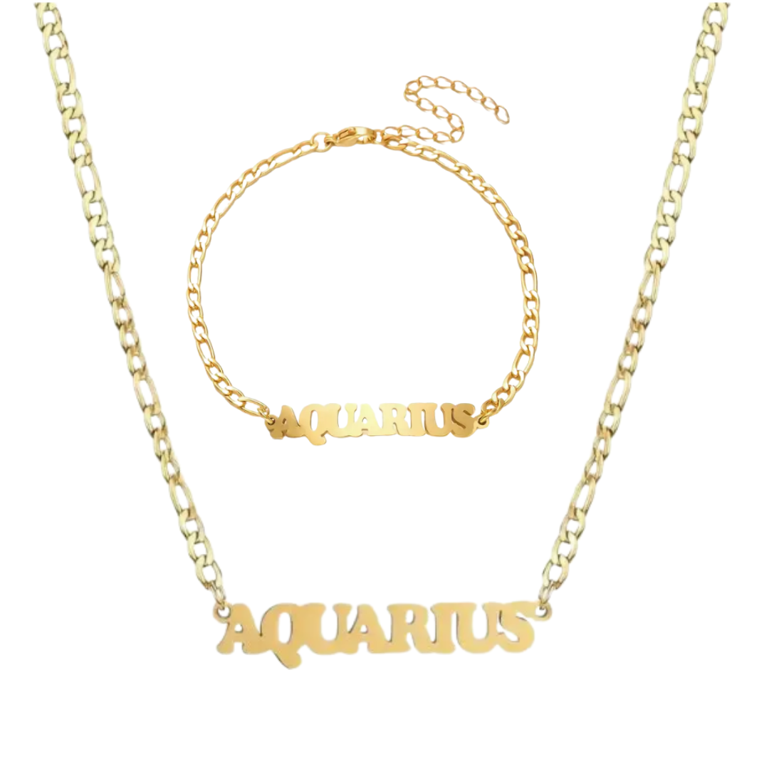 Aquarius Zodiac Set