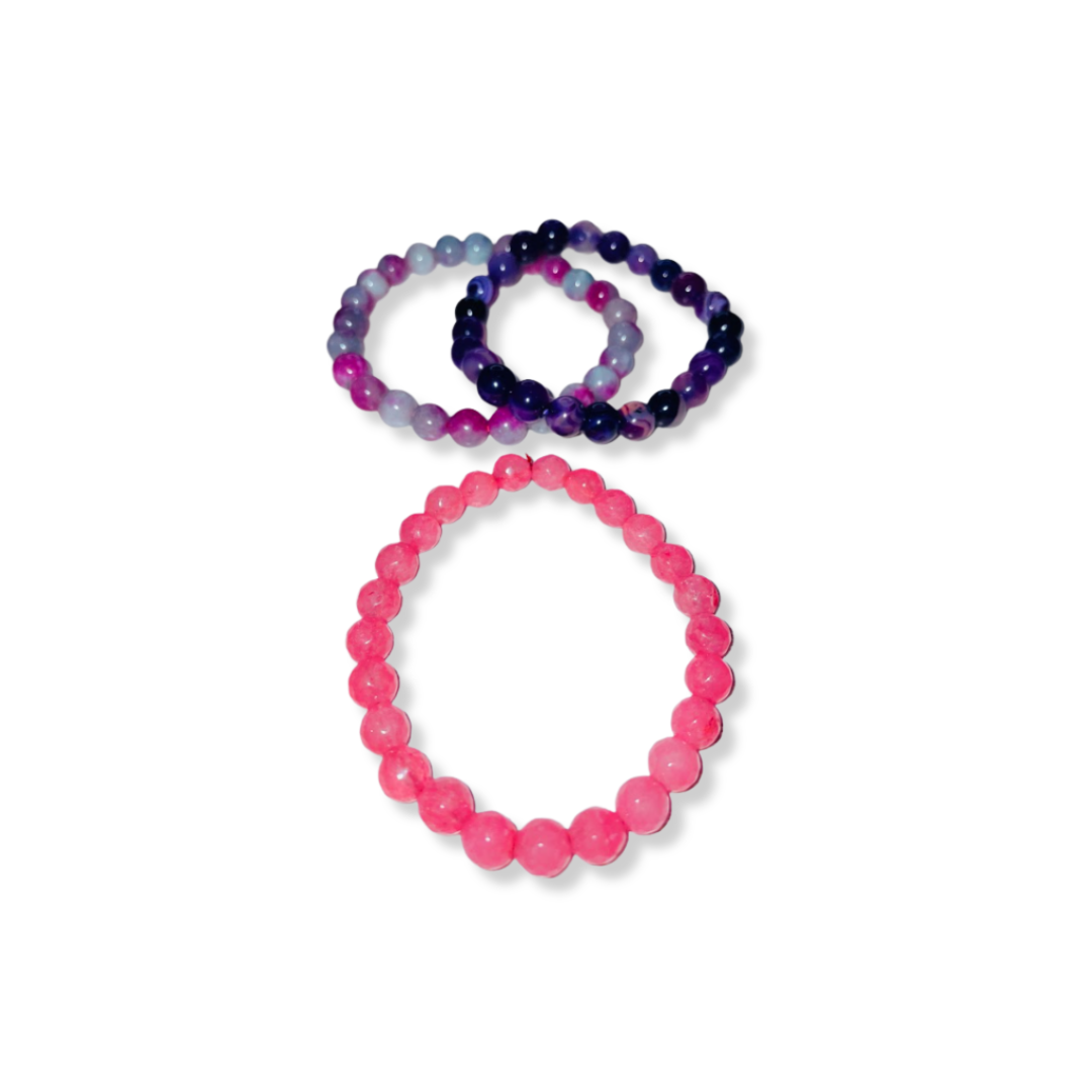 Healing Crystal Bracelet Set