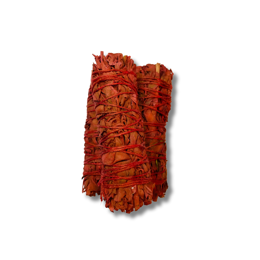 4 " Dragons blood sage smudge sticks (2)