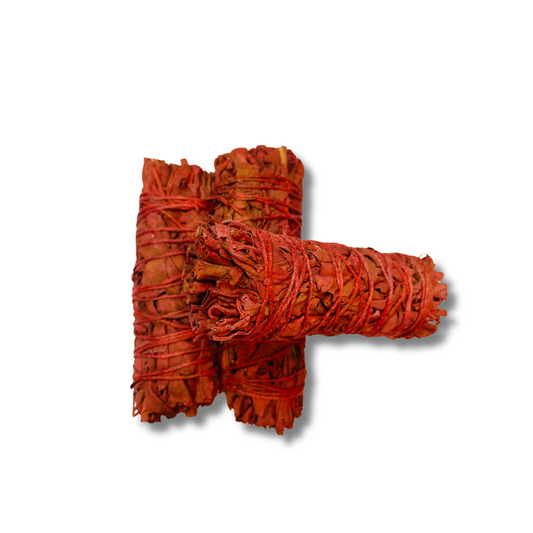 4 " Dragons blood sage smudge sticks (2)