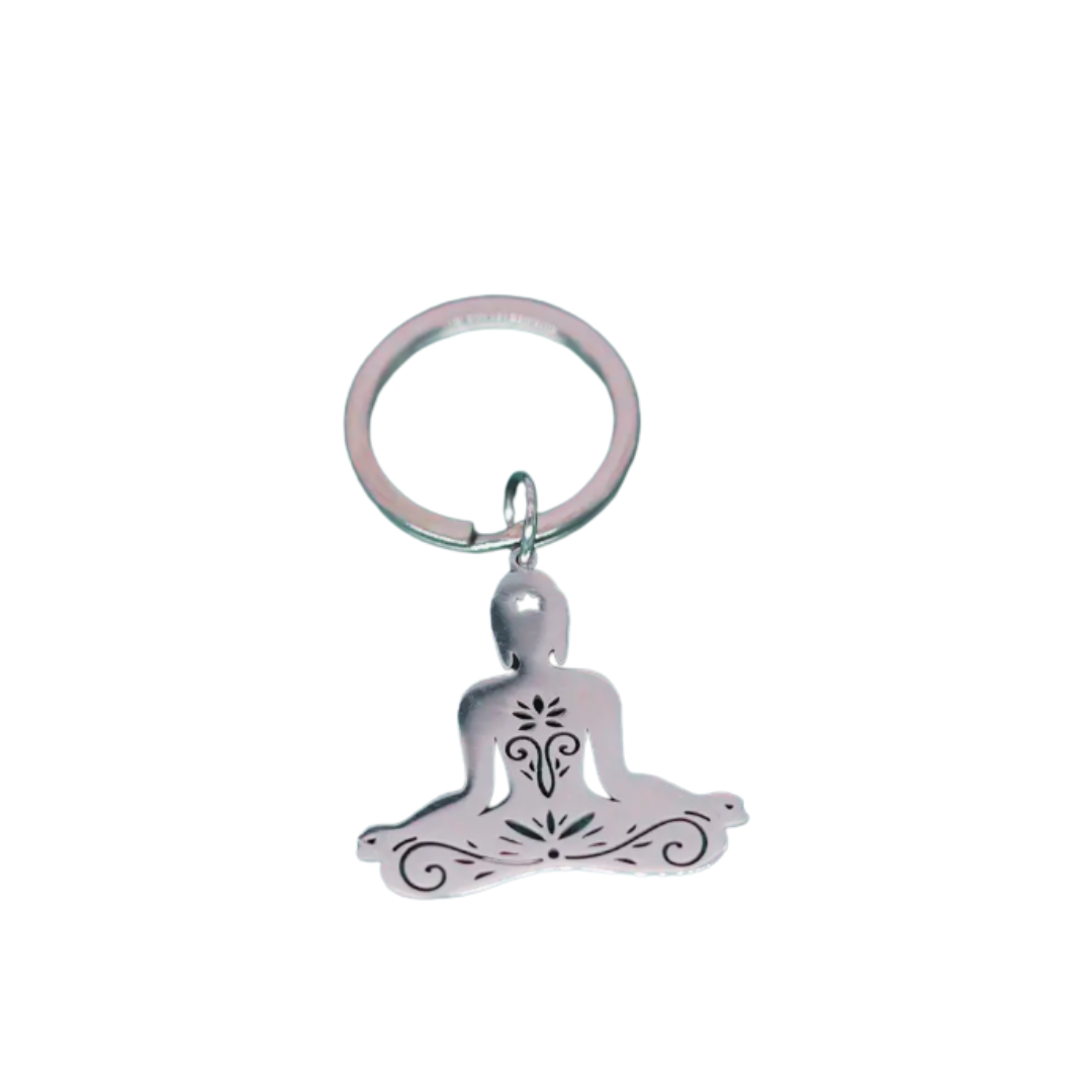 Meditation Pendant Keychain