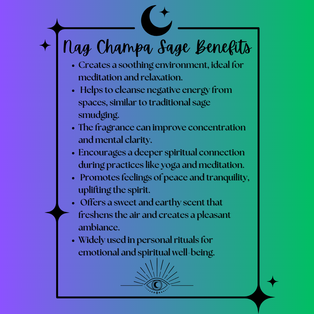 4 '' Nag Champa Sage Smudge Stick