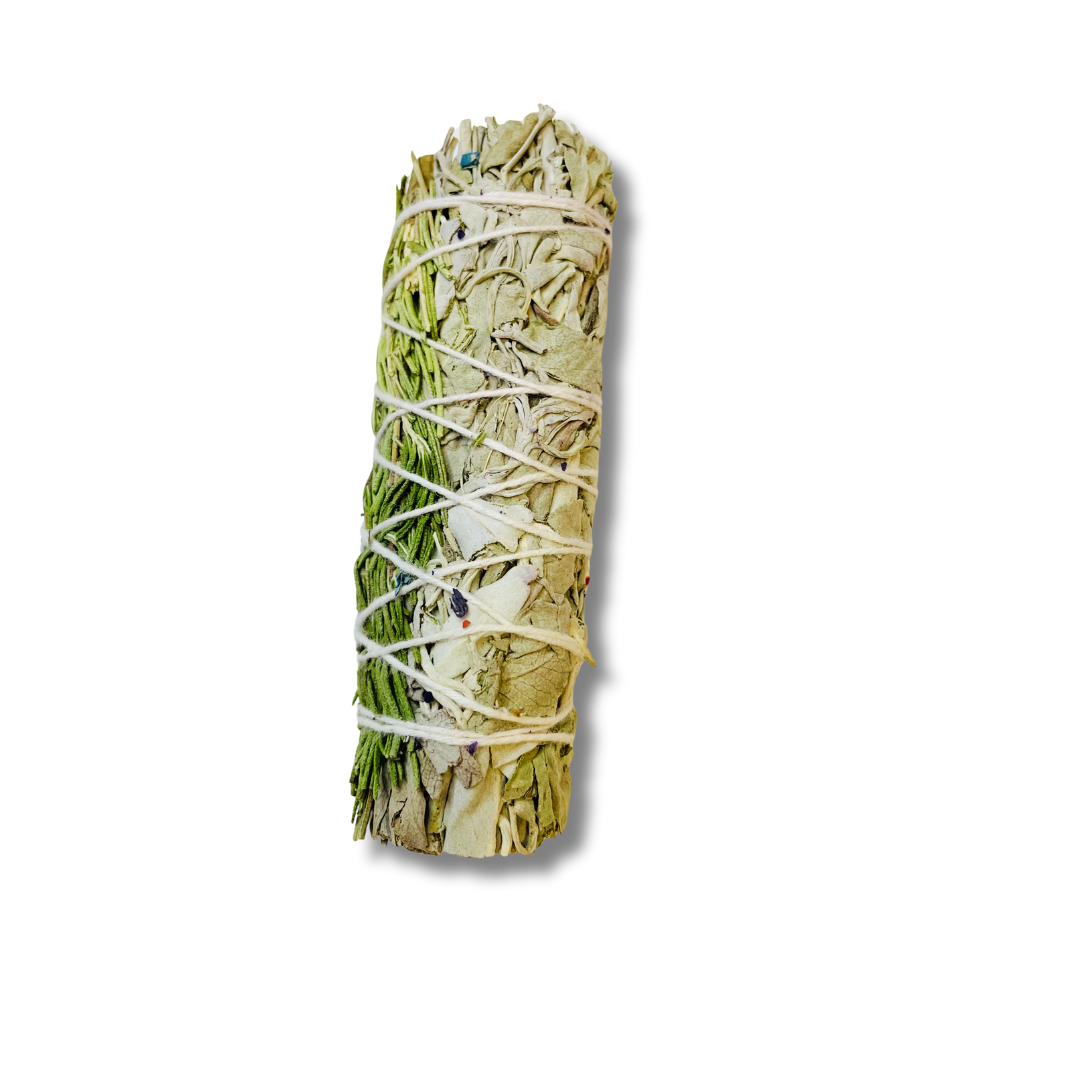 4 '' White Sage, Lavender, Rosemary Smudge Stick (1)