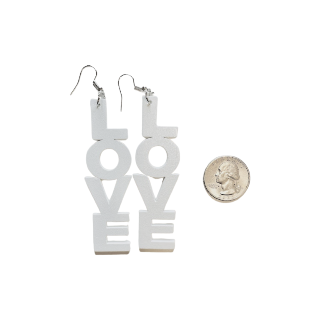 LOVE Dangle Earrings