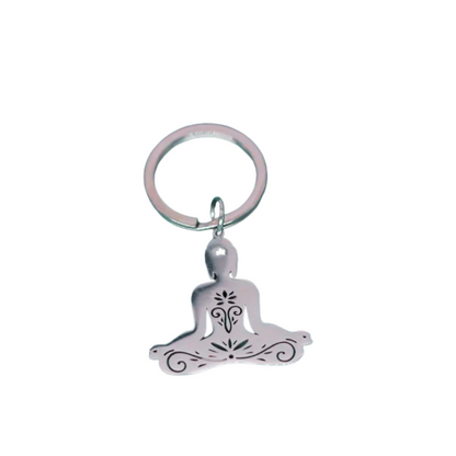 Meditation Pendant Keychain